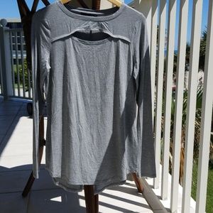Ivanka Trump long sleeve top grey